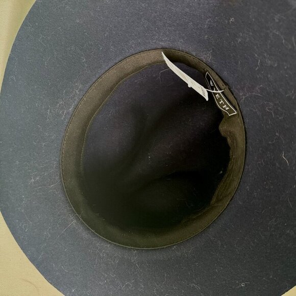 Wyeth Navy Blue Wool Felt Rancher Hat OS - Picture 7 of 9